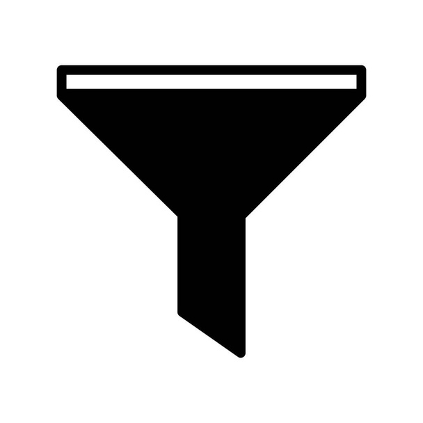 Filtrovat Glyph Vector Icon Desig - Vektor, obrázek