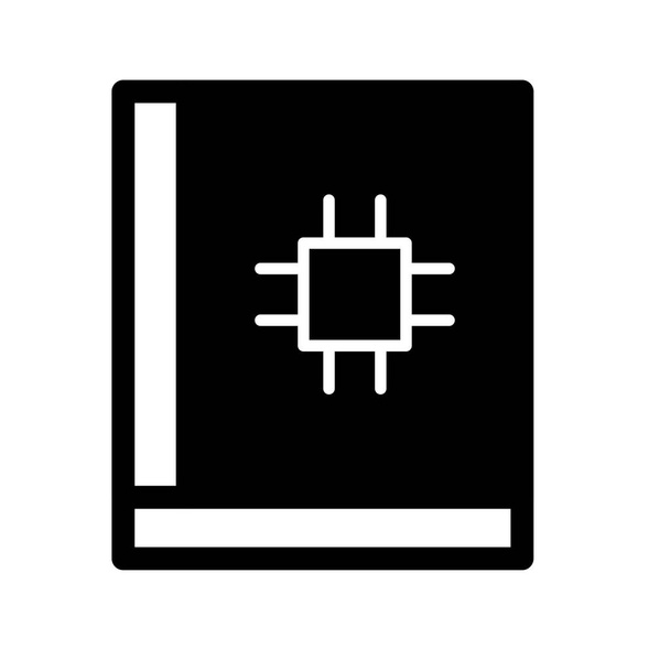 Útmutató Glyph vektor ikon Desig - Vektor, kép