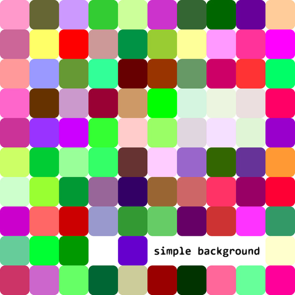 Simple background of colored squares and shadows - Vektor, obrázek