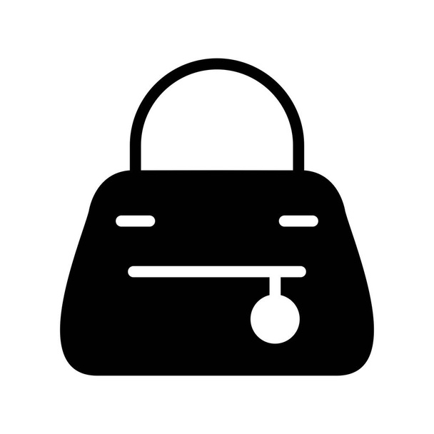  Hand Bag Glyph Vector Icon Desig - Vector, Image
