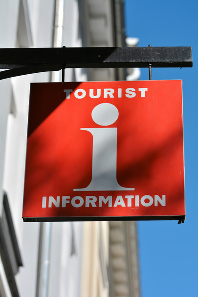 σημάδι για τις τουριστικές πληροφορίες - Φωτογραφία, εικόνα
