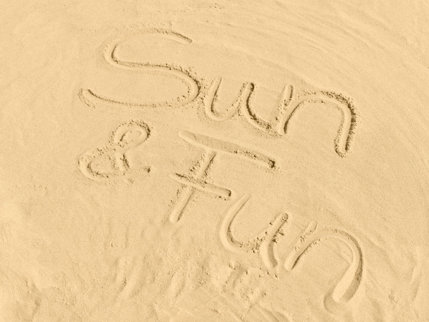 Güneş und eğlenceliyim strand - Fotoğraf, Görsel