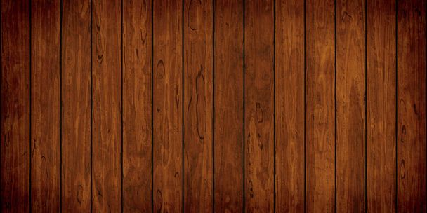 Brown orange vignette wooden surface. Realistic wood laminate texture. Natural brown parquet. Wallpaper with pine texture. Retro vintage plank floor with tree branches and stripes. - Photo, Image