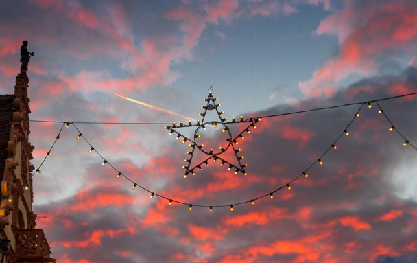 Різдвяна зірка крупним планом
 - Фото, зображення