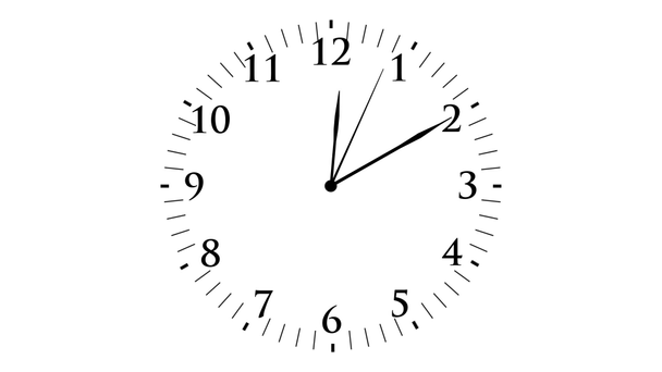 Clock time without seconds - Footage, Video