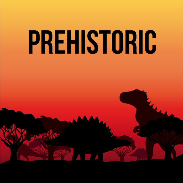 Dinosaur ontwerp - Vector, afbeelding