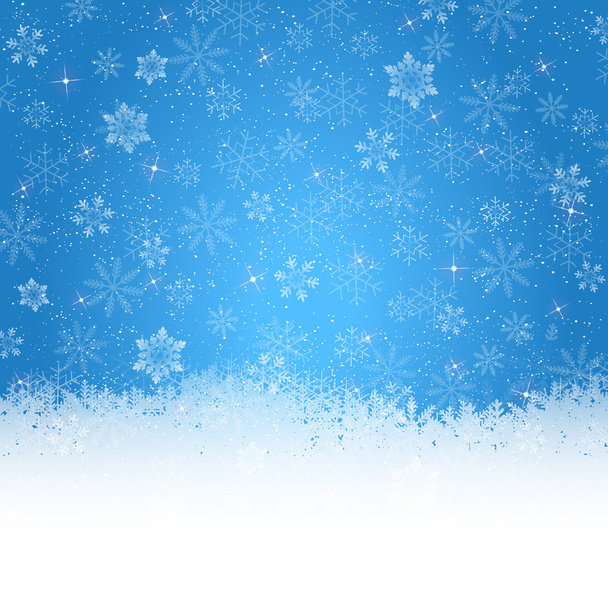 vánoční sníh pozadí - Vektor, obrázek