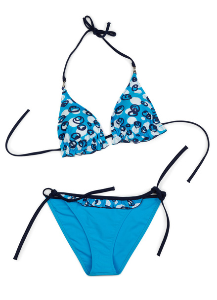 Trendy blue swimsuit.  - Фото, зображення