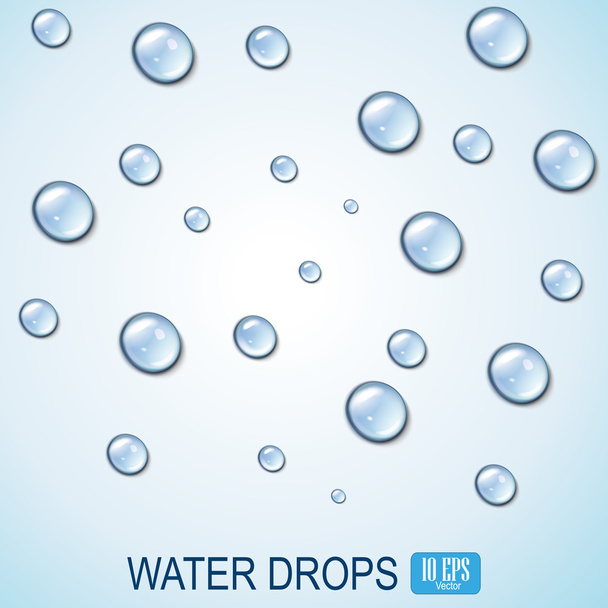 Gotas de agua - Vector, Imagen
