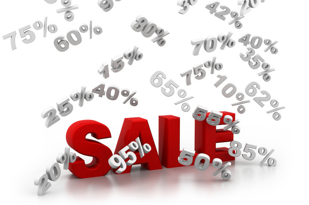 Sprzedaż i procenty - Zdjęcie, obraz
