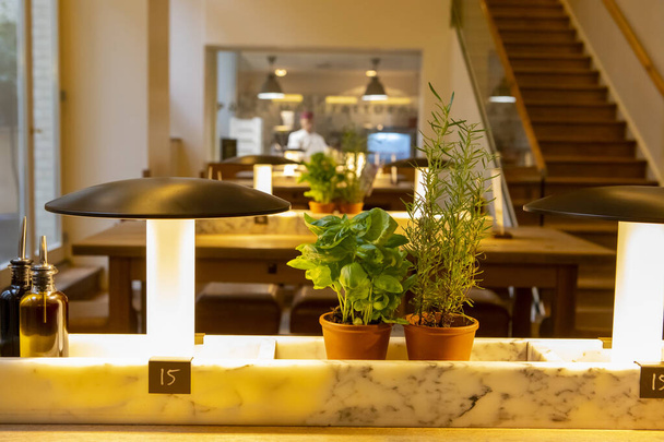 Berlin, Németország, Olasz büfé étterem - Fotó, kép