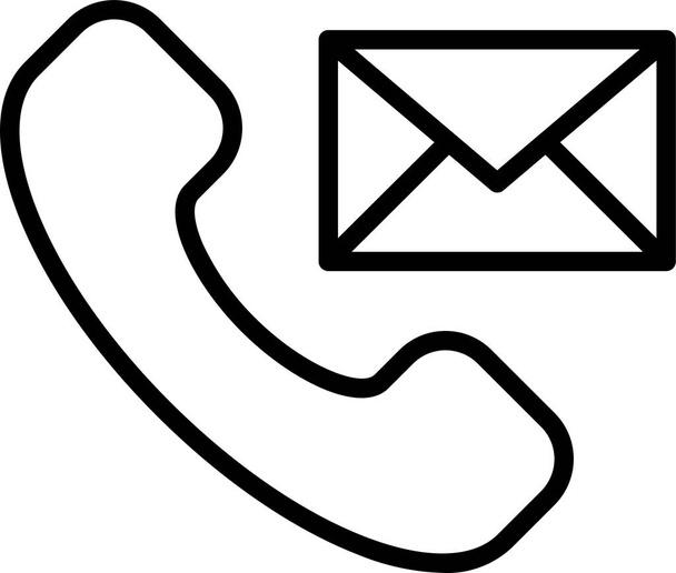 telephone call communications icon - Вектор,изображение