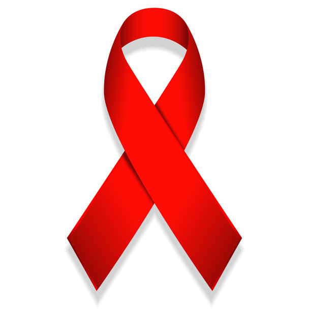 Red ribbon - Vector, Image