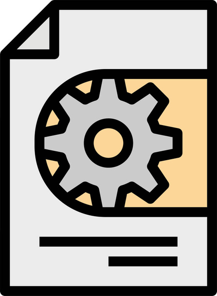 file management option icon in file-folder category - Vettoriali, immagini
