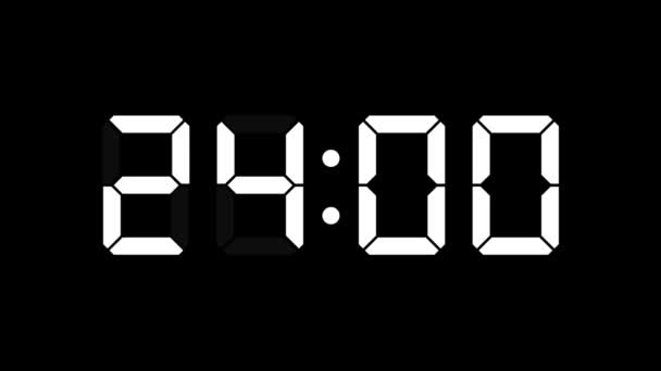 Orologio digitale 30 secondi conto alla rovescia timer animazione grafica movimento - Filmati, video