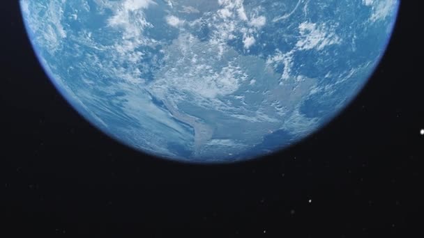 Γη μαύρο φόντο 3DCG ψηφιακή κινούμενα γραφικά κινουμένων σχεδίων - Πλάνα, βίντεο