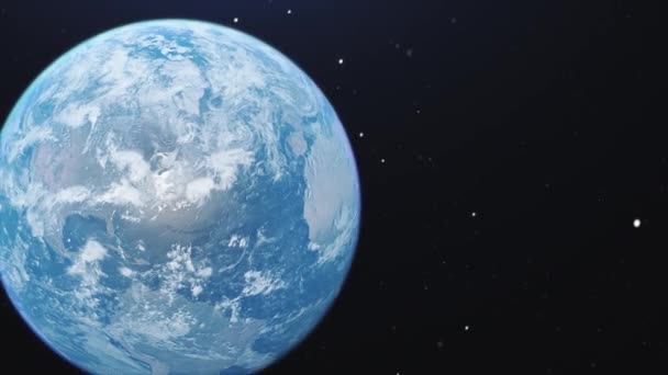 Terra preto fundo espaço 3DCG animação digital movimento gráficos - Filmagem, Vídeo