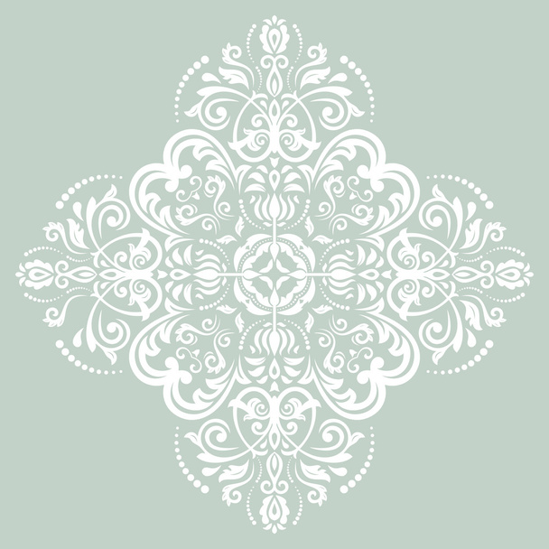 Oriente vector ornamental encaje redondo
 - Vector, Imagen