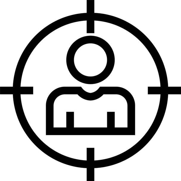 ikona cílových cílů - Vektor, obrázek
