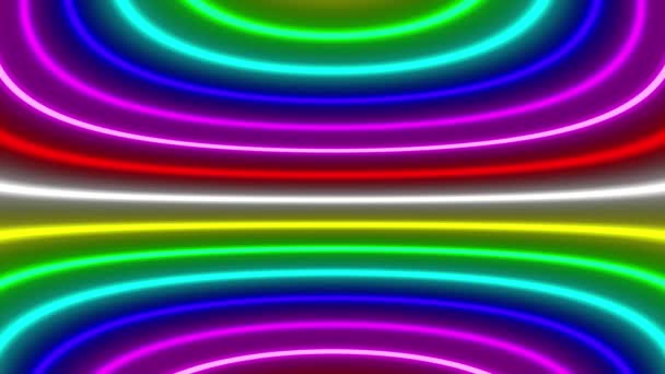 Animace pohybu neonové čáry osvětlení - Záběry, video