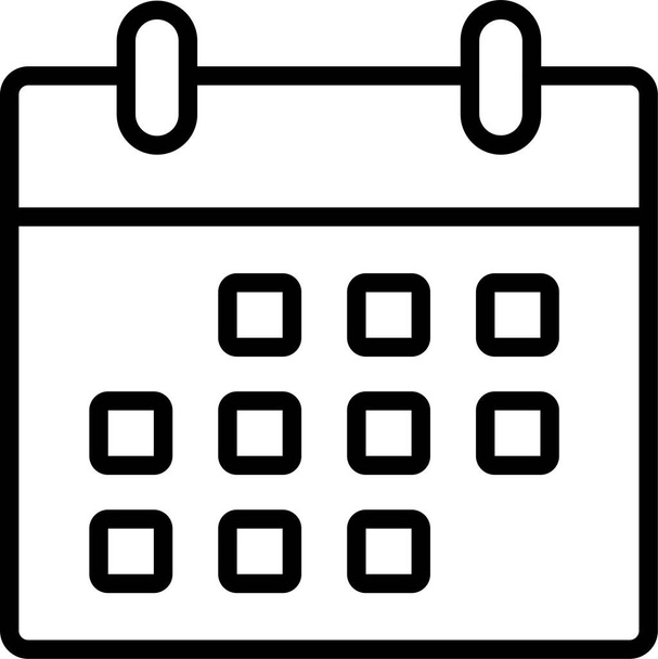 значок організації дати календаря
 - Вектор, зображення