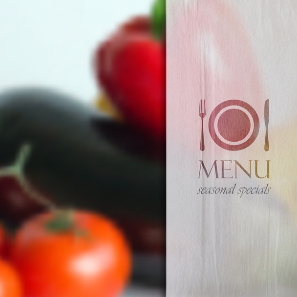 Restaurant menu design - Vector, Imagen