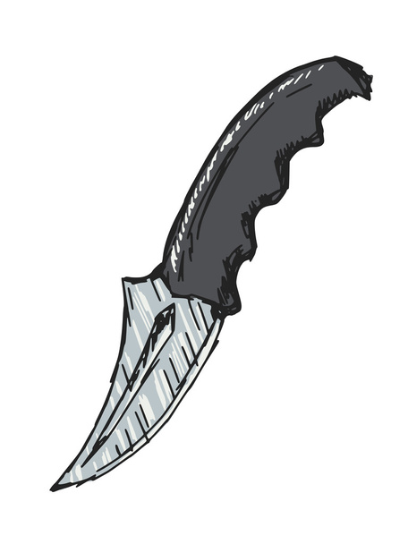 Hunting knife - Vector, imagen