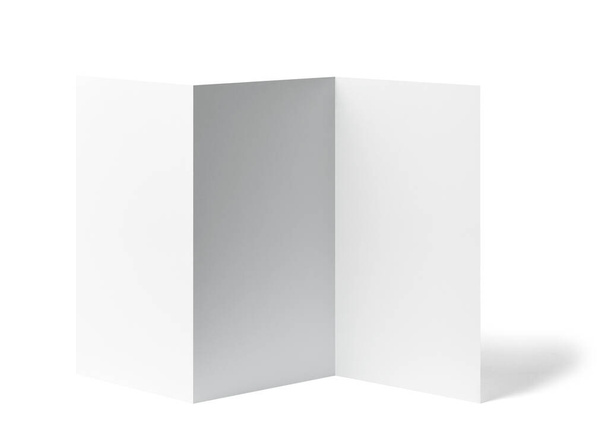 taitettu lehtinen valkoinen tyhjä paperi mallikirja
 - Valokuva, kuva