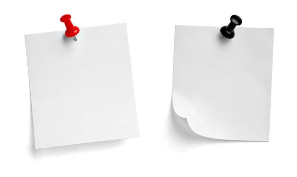 записная бумага толчок сообщение красно-белый черный - Фото, изображение