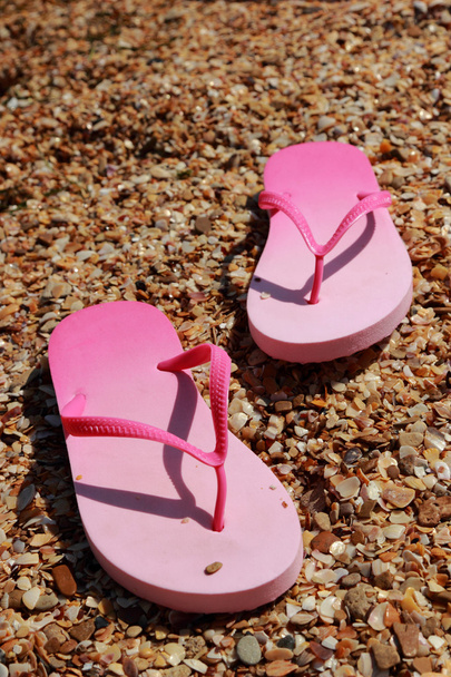 Pink flip flops - Photo, Image
