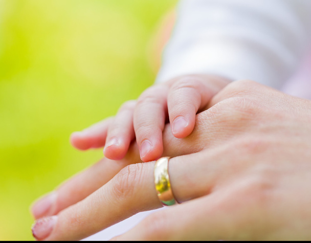 Mother and baby hands - Photo, Image