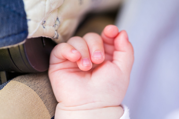 Dłoń noworodka - Zdjęcie, obraz