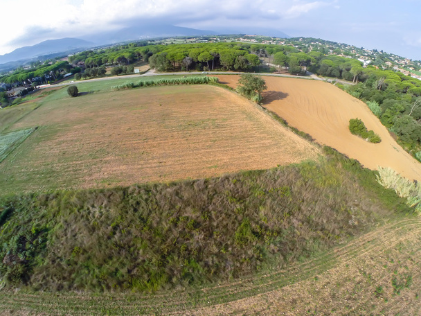 Letecký pohled na venkově - Fotografie, Obrázek