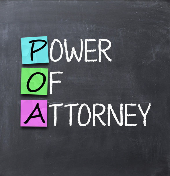 Power of attorney text - Photo, Image