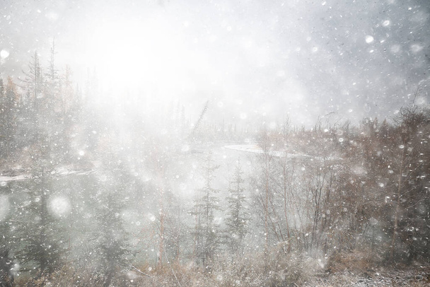 abstrato fundo neve sobreposição inverno natal sazonal neve - Foto, Imagem