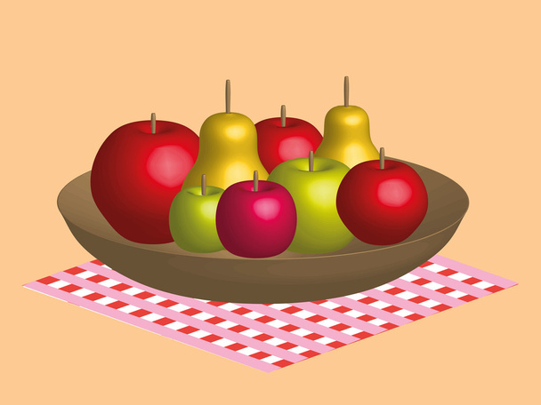 Fruit Still Life - Vector, Image