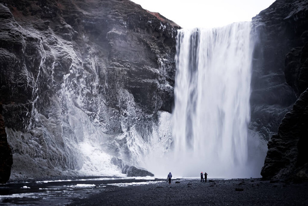 Skuga fosse waterfall. Shooting Location: Iceland - Foto, afbeelding