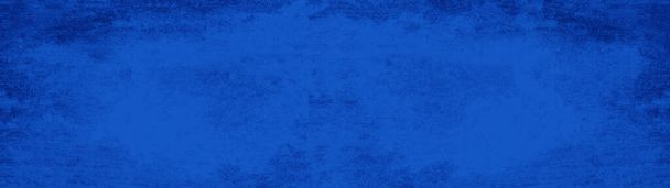 Blu scuro colorato pietra cemento carta texture sfondo panorama banner lungo, con spazio per il testo - Foto, immagini