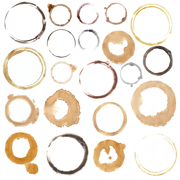 ringen van kopjes en mokken - Foto, afbeelding