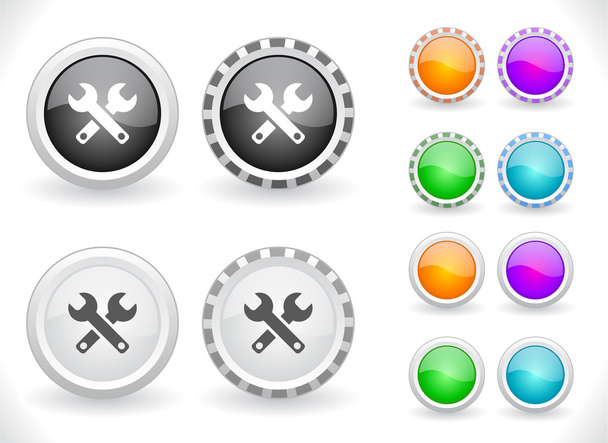 Buttons for web. Vector. - Vector, Imagen