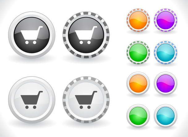 Buttons for web. Vector. - Vector, Image