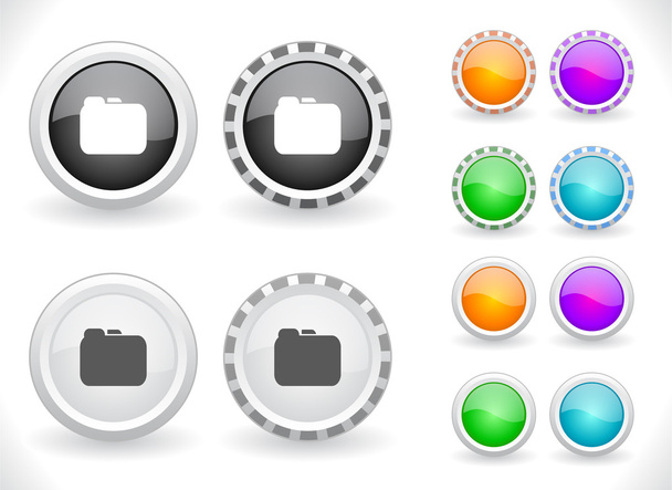 Buttons for web. Vector. - ベクター画像