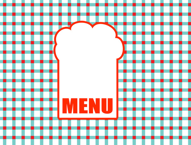 Ukázka jídlo menu - Vektor, obrázek