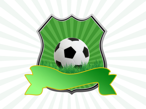 Fotbalový štít - Vektor, obrázek