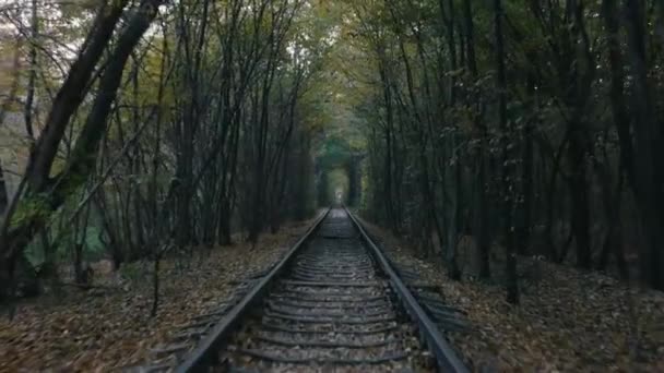 Tunnel der Liebe, Eisenbahn. - Filmmaterial, Video