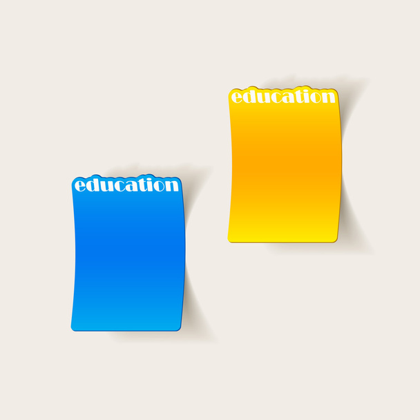 Ikony edukacji - Wektor, obraz