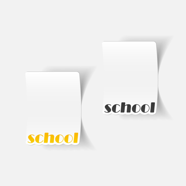 Iconos escolares - Vector, Imagen