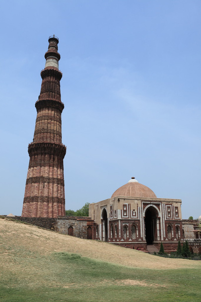 qutab minar v Novém Dillí Indie - Fotografie, Obrázek