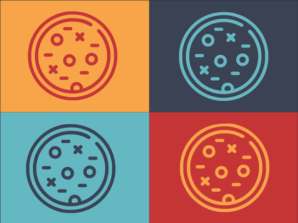 Lääketiede Petri lautasen logo malli, Yksinkertainen tasainen kuvake lääketieteen, Laboratorio, Tutkimus - Vektori, kuva