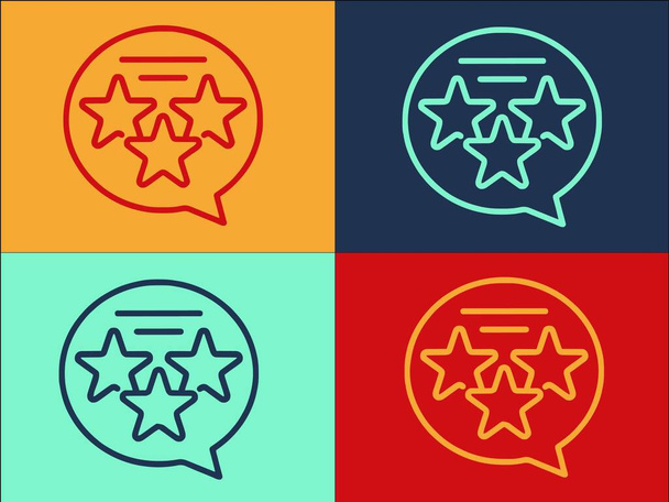 Šablona loga Mentor Star Chat, Jednoduchá plochá ikona podnikání, Hvězda, Ilustrace - Vektor, obrázek
